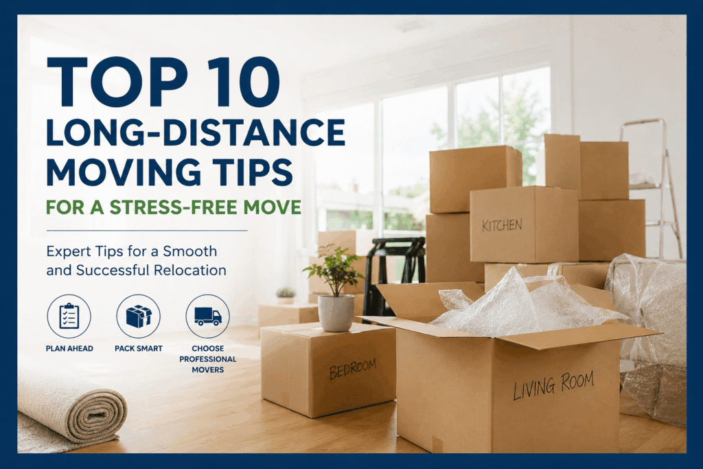long distance moving tips for a stress free interstate relocation